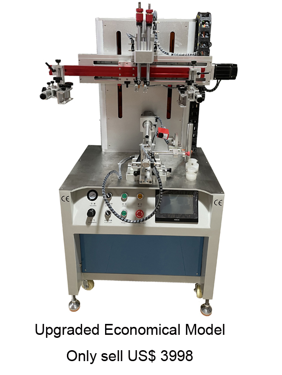 Economical CNC Round Screen Printer with Auto Registration