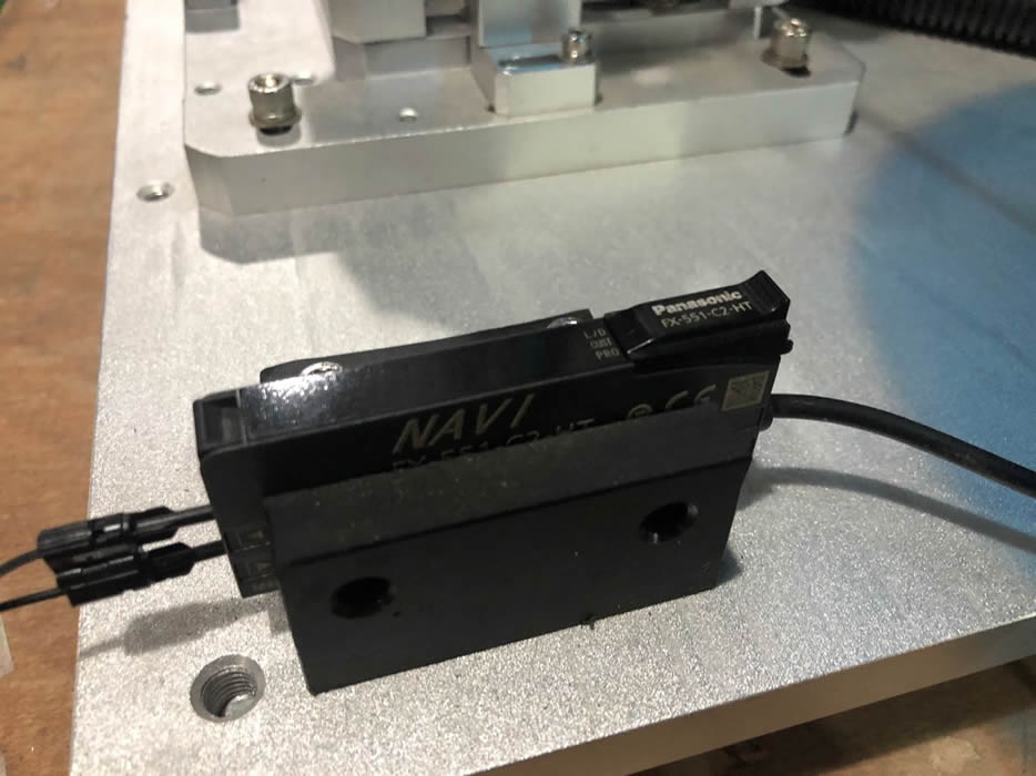 sensor for soft tube labeler