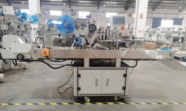 Automatic Top Labeling Machine with Auto Feeding