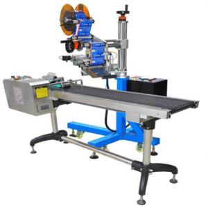 Bags Label Applicator with Vacuum Conveyor Belt and Auto Feeding