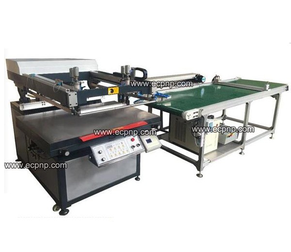 Clam shell Screen Printing Machine with Auto Unloading and Drying