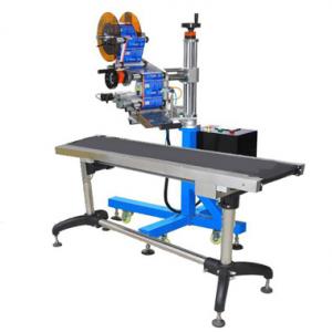 Label Applicator with Conveyor Belt