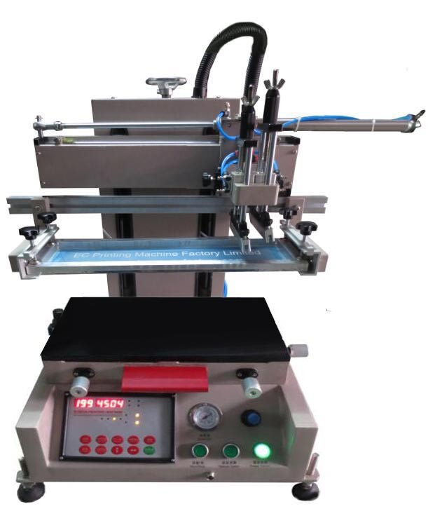Large Size Mini Flat Screen Printing Machine with Vacuum Table