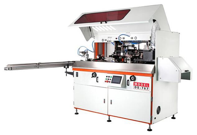 Single Color Automatic UV Screen Printing Machine-Mechanically Driven