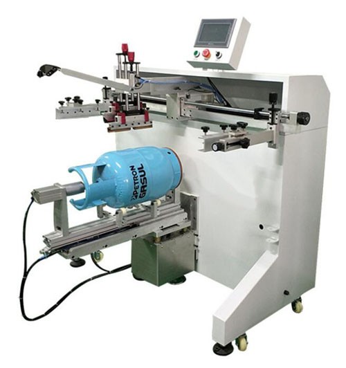 LPG Gas Tank Screen Printing Machine