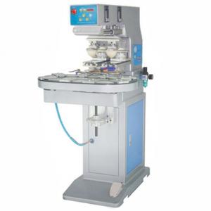 Two Color Pad Printing Machine with Conveyor