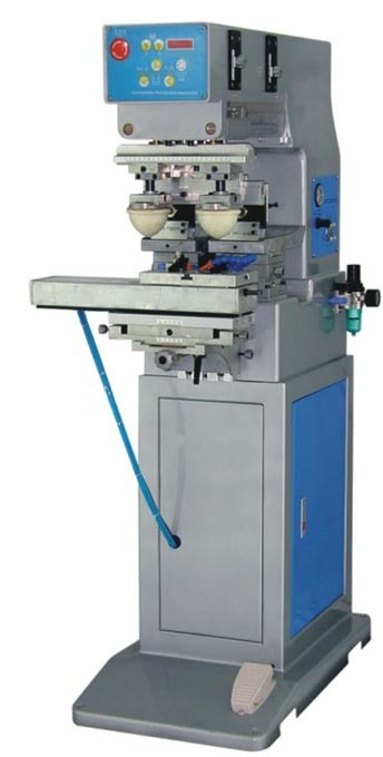 Two Color Pad Printing Machine with Shuttle WorkingTable