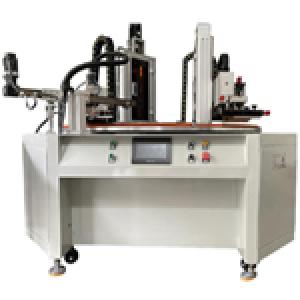 Two Color turntable flat screen printing machine Two Color turntable flat screen printing machine
