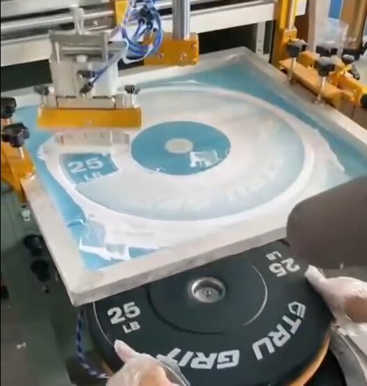 Weight Plates Screen Printing Machine